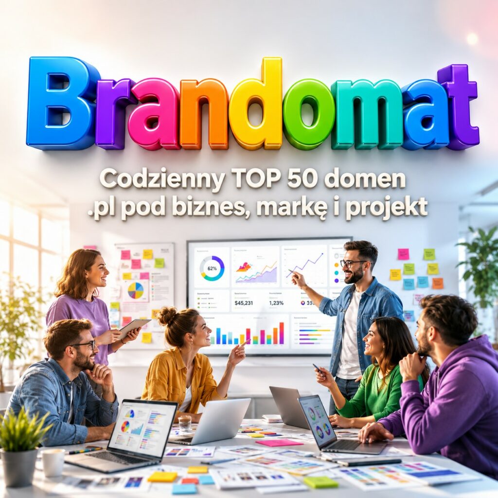 Brandomat. TOP 50 domen .pl pod biznes, markę i projekt