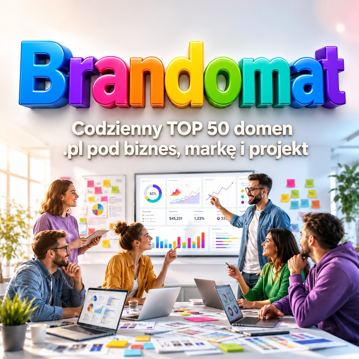 Brandomat. TOP 50 domen .pl pod biznes, markę i projekt